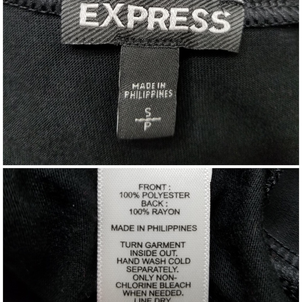 ✅EXPRESS Black embellished tank top S. - Picture 6 of 6